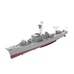 RHWS036S-A Military Model Kit Full Hull IJN Isuzu frigate