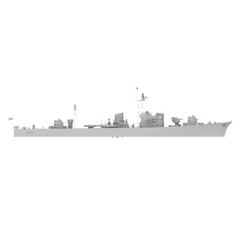 RHWS036 Military Model Kit Water Line IJN Isuzu frigate
