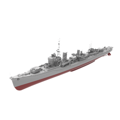 RHWS038S Military Model Kit Full HullIJN Yukikaze Destroyer