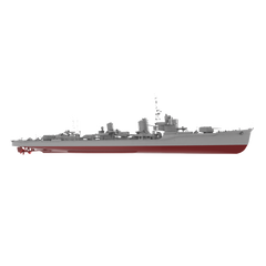 RHWS038S Military Model Kit Full HullIJN Yukikaze Destroyer