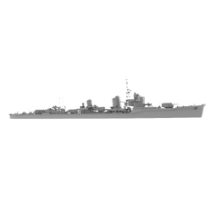 RHWS038 Military Model Kit Water LineIJN Yukikaze Destroyer