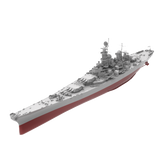 RHWS039S Military Model Kit Full HullUSS Iowa BB-61
