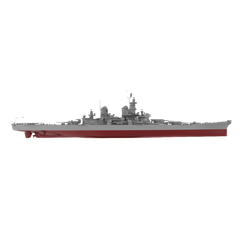 RHWS039S Military Model Kit Full HullUSS Iowa BB-61