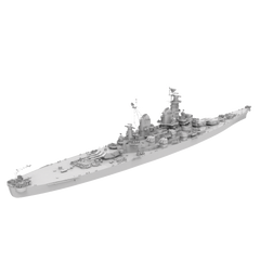 RHWS040 Military Model Kit Water LineUSS Missouri Battleship