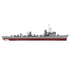 RHWS046S Military Model Kit Full HullGerman T-22 destroyer hull