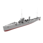 RHWS047S Military Model Kit Full HullGerman V-25 destroyer