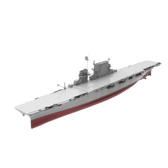 RHWS048S Military Model Kit Full HullUSS Saratoga (CV-3)