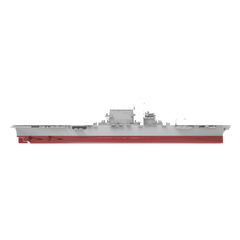 RHWS048S Military Model Kit Full HullUSS Saratoga (CV-3)