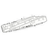 SSC183 Military Model HMS Audacious Class Eagle R05 Aircraft Carrier Water Line