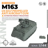 SSMODEL 550D Finished Painted Military Model Kit US M163 Self Propelled Anti Aircraft Gun