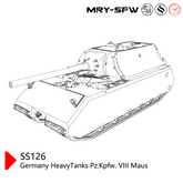 SSMODEL SS126 Military Model Germany HeavyTanks Pz.Kpfw. VIII Maus
