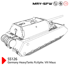 SSMODEL SS126 Military Model Germany HeavyTanks Pz.Kpfw. VIII Maus