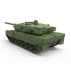 SSMODEL 367 Military Model Kit Germany Leopard 2A6 Medium Tank 3D Printed Resin Model Kit by SSMODEL