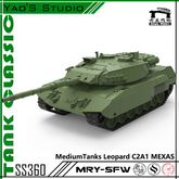 SSMODEL 360 Military Model Kit Canada Leopard C2A1 MEXAS Medium Tank