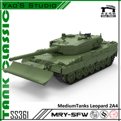 SSMODEL 361 Military Model Kit Germany Leopard 2A4 Medium Tank 3D Printed Resin Model Kit by SSMODEL