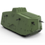 SSMODEL SS630 Military Model Kit Germany MediumTanks A7V-Sturmpanzerwagen