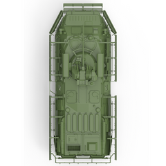 Detail view of SSMODEL SS645 Military Model Kit Russia Armoured Fighting Vehicle BTR-82A Model