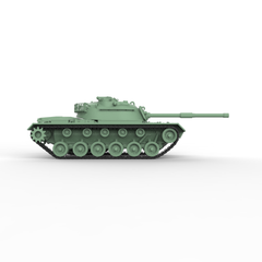 Detail view of SSMODEL 896 Military Model Kit US M48 PATTON Medium Tank Model