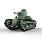 SSMODEL 903 Military Model Kit Japan Renault Otsu 37mm Sogekihou Light Tank