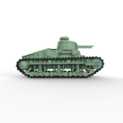 SSMODEL 903 Military Model Kit Japan Renault Otsu 37mm Sogekihou Light Tank