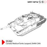 SSMODEL 362 Military Model Kit Canada Leopard 2A4M CAN MediumTank