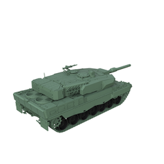 Detail view of SSMODEL 369 Military Model Kit Germany Leopard 2PL Medium Tank Model
