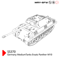 SSMODEL 370 Military Model Kit Germany Ersatz Panther M10 Medium Tank
