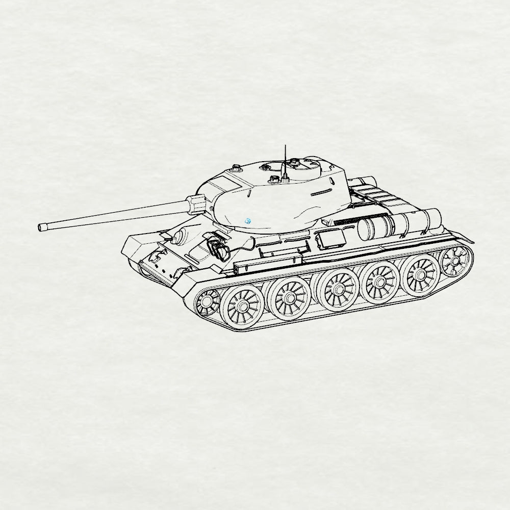 SSMODEL 378 Military Model Kit T-34-85 Medium Tanks 3D Printed Resin Model Kit by SSMODEL