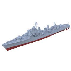 SSMODEL SSC125S Military Mode Halland class Destroyer of the Swedish Navy Full Hull