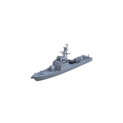 SSC150 Military Model LY Beir Grassa Missile Boat Water Line