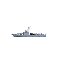 SSC150 Military Model LY Beir Grassa Missile Boat Water Line