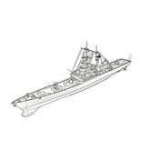 SSC167 Military Model USS Virginia Class Cruiser Water Line