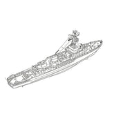 SSC174S Military Model USSR Soviet Union T43K Class Minesweeper Full Hull