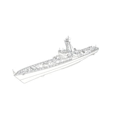 SSC176S Military Model CNS Hainan Class Submarine Chaser Full Hull