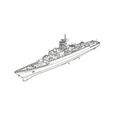 SSC179S Military Model CNS Jianghu III Class Frigate Full Hull