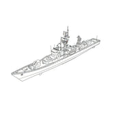 SSC181Military Model CNS Jiangdong Class Frigate Water Line