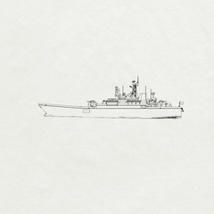 MRY-SFW SSC196 Soviet SN Ropucha-class Project 775 Landing Ship Tank Water Line Resin Warship Military Ship Model Hobby Collection Unassembled Unpainted