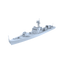 MRY-SFW SSC200 China Navy Shanghai-class Type 0111S Anti-Submarine Patrol Gunboat Water Line Resin Warship Military Ship Model Hobby Collection Unassembled Unpainted