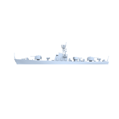 MRY-SFW SSC200 China Navy Shanghai-class Type 0111S Anti-Submarine Patrol Gunboat Water Line Resin Warship Military Ship Model Hobby Collection Unassembled Unpainted