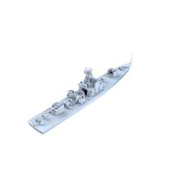 MRY-SFW SSC200 China Navy Shanghai-class Type 0111S Anti-Submarine Patrol Gunboat Water Line Resin Warship Military Ship Model Hobby Collection Unassembled Unpainted
