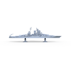 SSMODEL 704 Military Model Kit USS New Mexico Class Mississippi (BB-41) 1945 Battleship