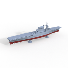 SSMODEL 720S Military Model Kit USN Lexington 1941 Full Hull