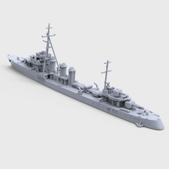 SSMODEL 748 Military Model Kit Bourrasque-Class,French Destroyer Tornade, 1939(Bottomless Version)