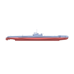 SSMODEL 958 Military Model Kit HMS T Class Submarine Thrasher