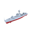 MRY-SFW SSC200S China Navy Shanghai-class Type 0111S Anti-Submarine Patrol Gunboat Full Hull Resin Warship Military Ship Model Hobby Collection Unassembled Unpainted