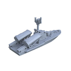 MRY-SFW SSC201 China Navy Ho Gu-class Type 024 Missile Boat Water Line Resin Warship Military Ship Model Hobby Collection Unassembled Unpainted