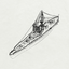 MRY-SFW SSC207 Japan Navy Tosa-class 1st ship Tosa Water Line Resin Warship Military Ship Model Hobby Collection Unassembled Unpainted