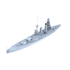 MRY-SFW SSC209 Japan Navy Nagato-class 2nd ship Mutsu Water Line Resin Warship Military Ship Model Hobby Collection Unassembled Unpainted
