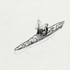 MRY-SFW SSC211 German Navy Mackensen-class Battlecruiser SMS Mackensen Water Line Resin Warship Military Ship Model Hobby Collection Unassembled Unpainted