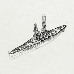 MRY-SFW SSC212 IJN Kong?¡ì--class Battlecruiser Hiei Full Hull Resin Warship Military Ship Model Hobby Collection Unassembled Unpainted